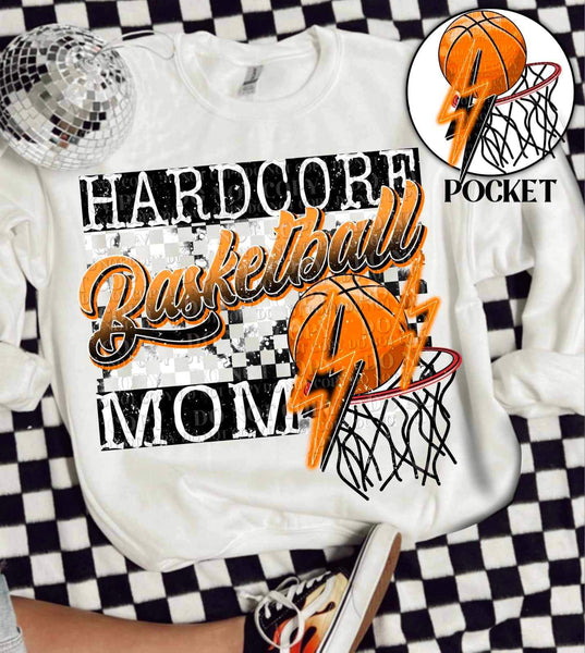 Hardcore basketball mom FRONT (AG) 25248 DTF transfer