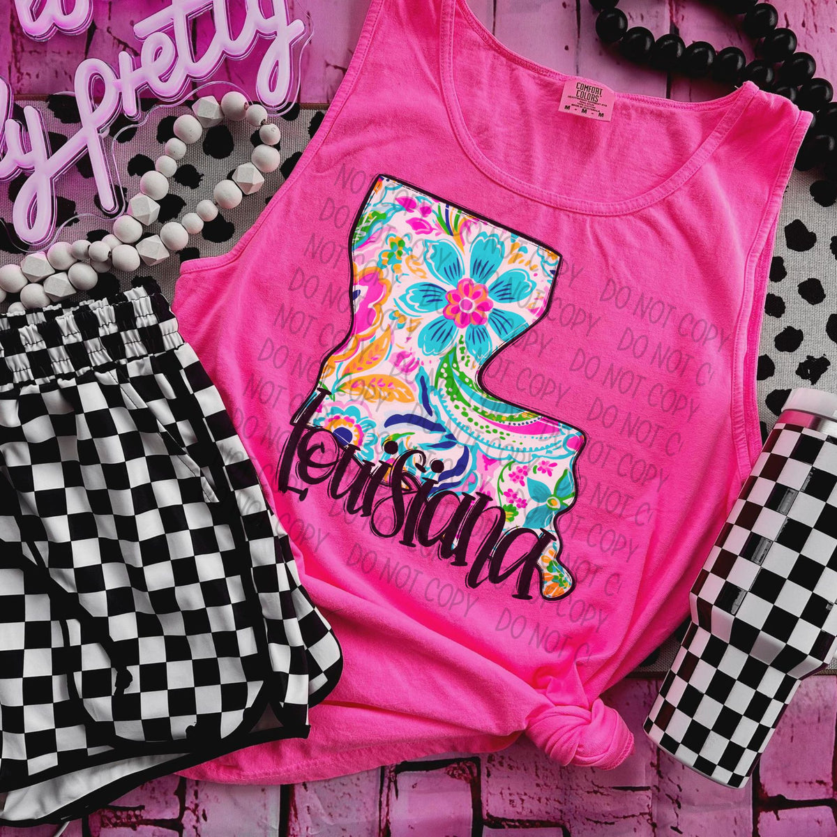 Louisiana spring filled (SWD) 35221 DTF transfer