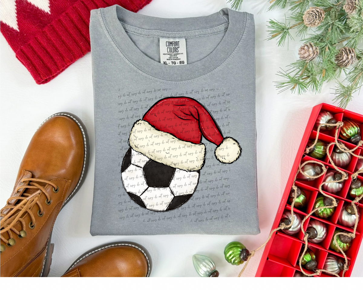 Soccer Santa 30388  DTF transfers
