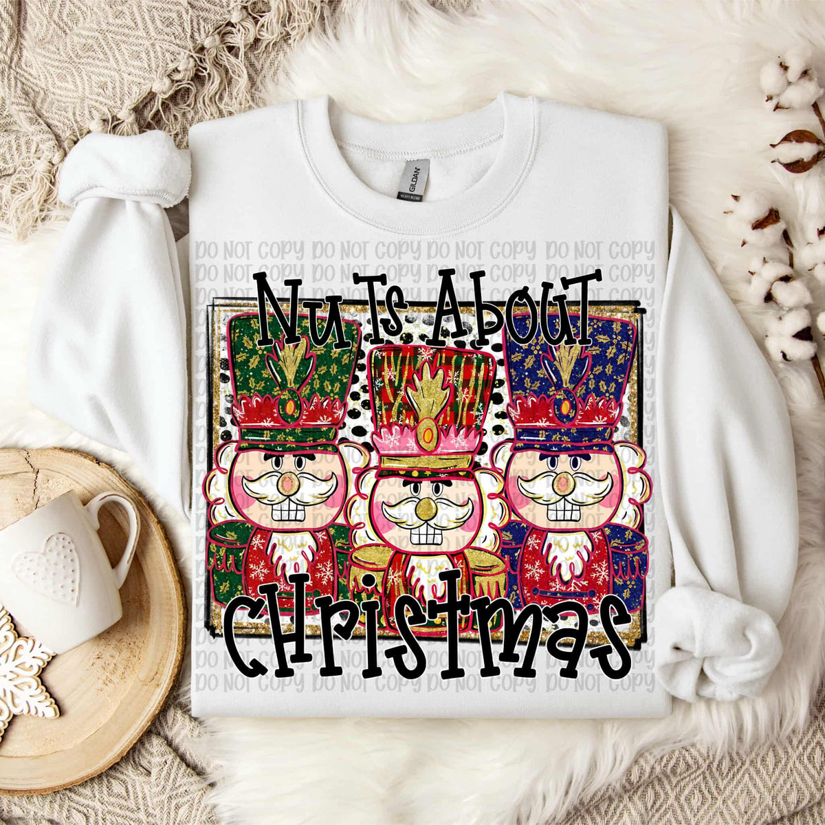 Nuts About Christmas Nutcrackers VP DTF Transfer