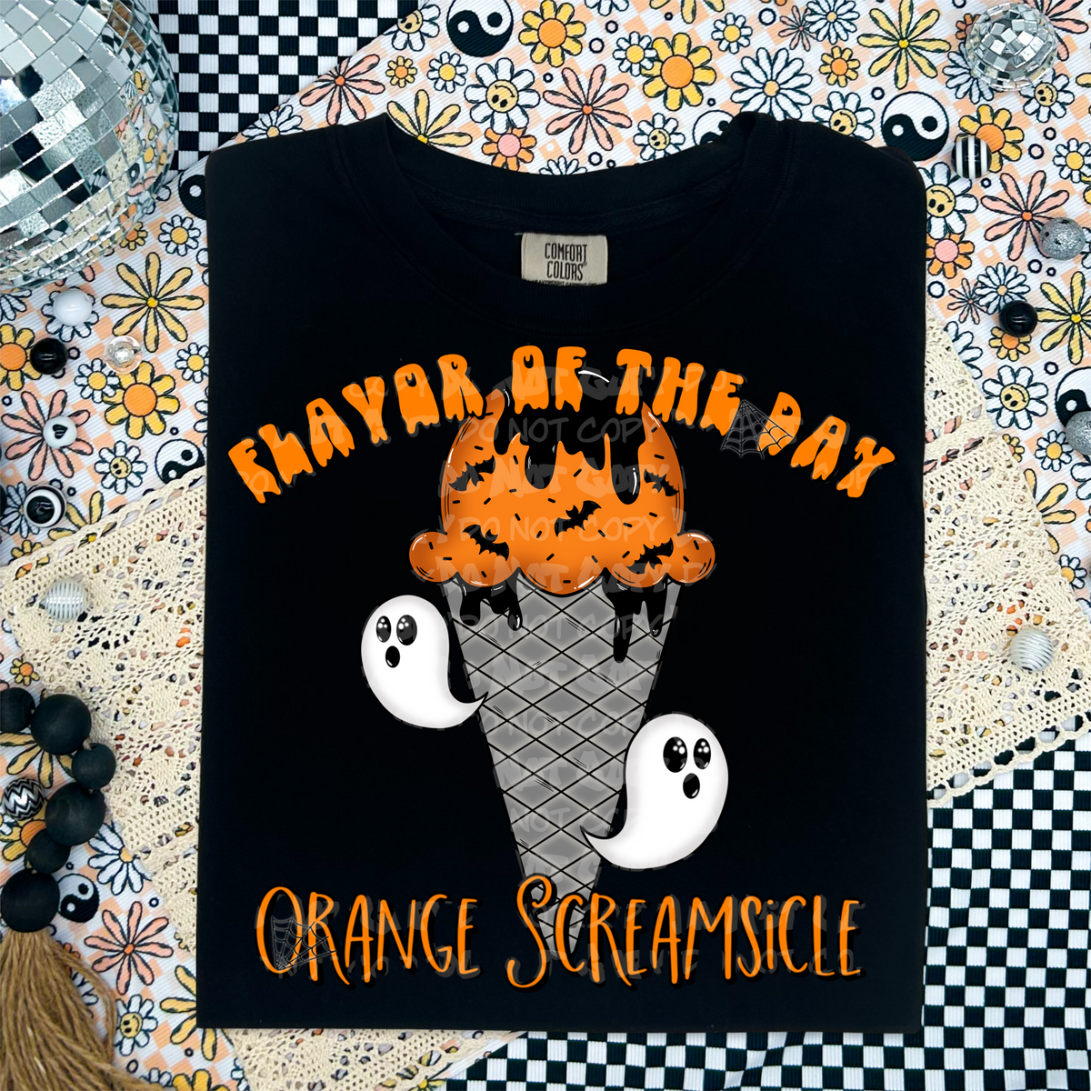 Flavor of the day orange screamsicle (LANE) 45143 DTF transfer