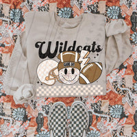 Wildcats football retro 35373 DTF transfer