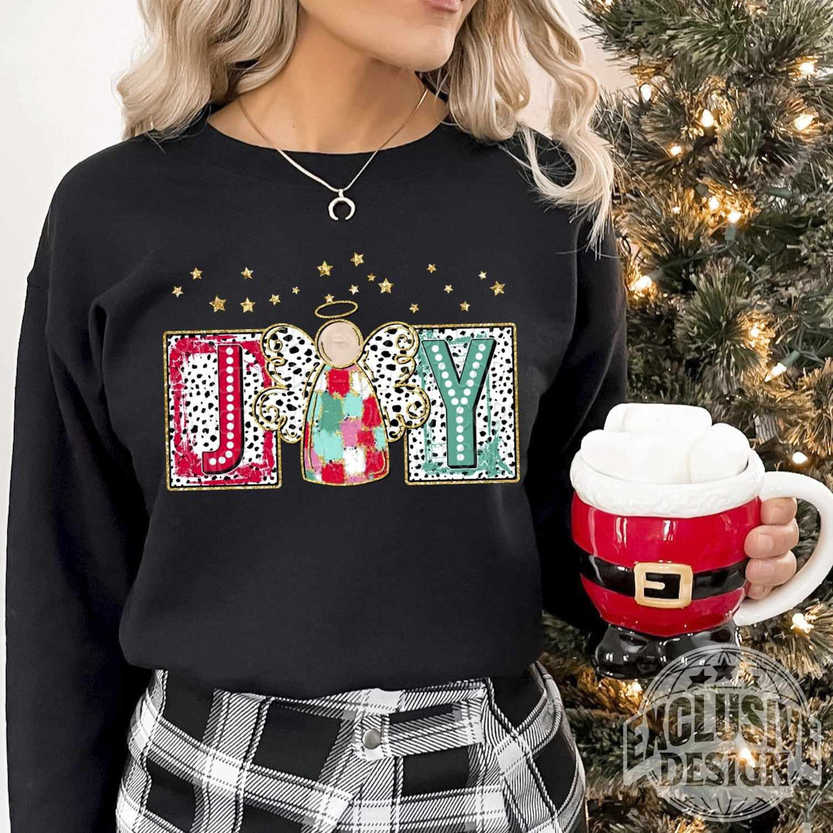 Joy Dalmatian blocks 67778 DTF transfer