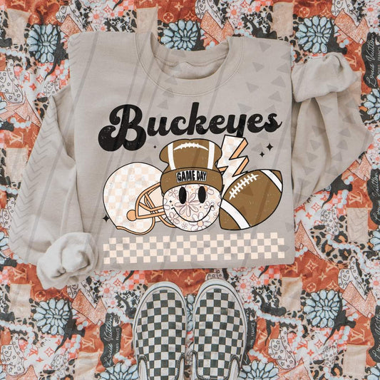 Buckeyes football retro 35369 DTF transfer