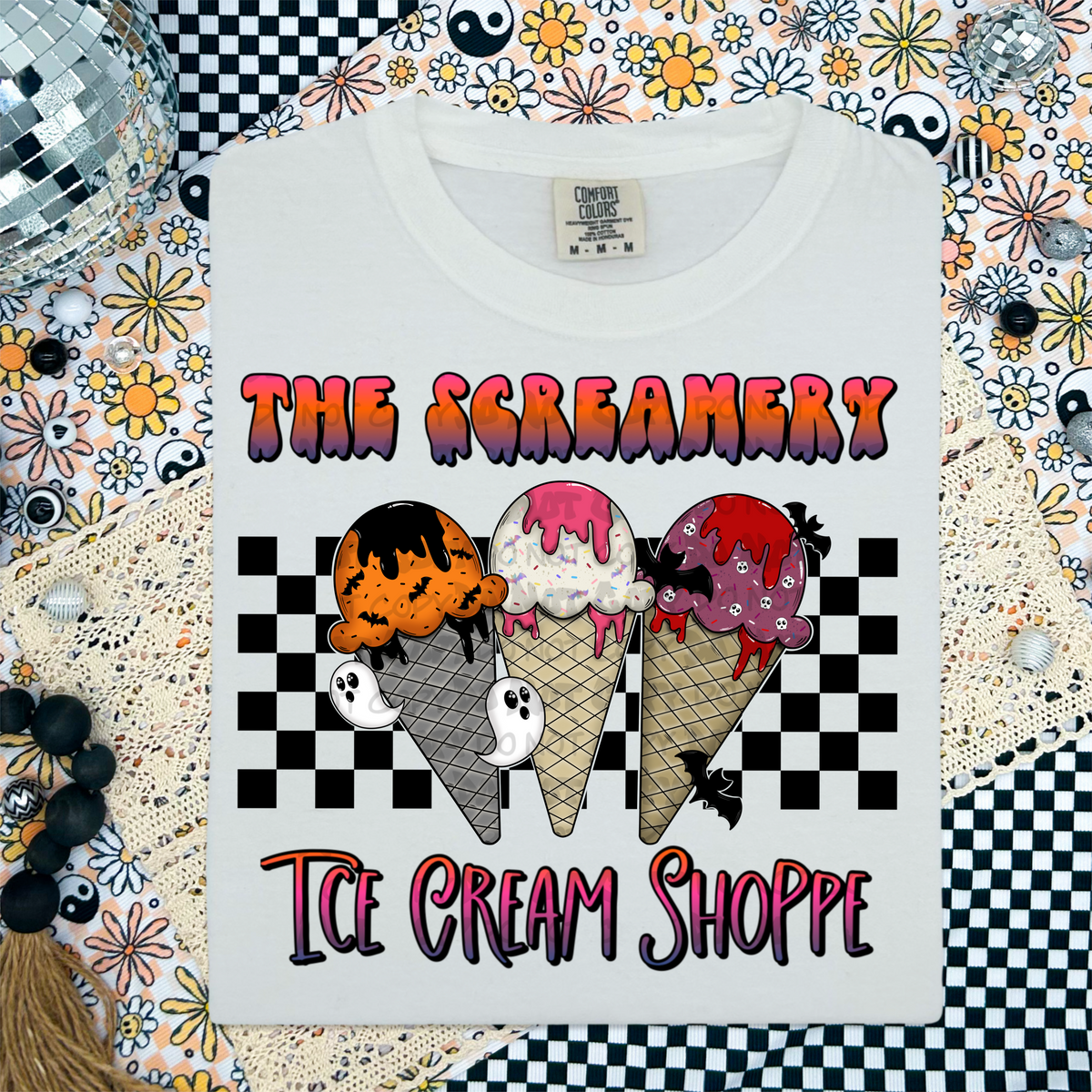The screamery ice cream shoppe (LANE) 45133 DTF transfer