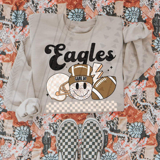 Eagles football retro 35355 DTF transfer