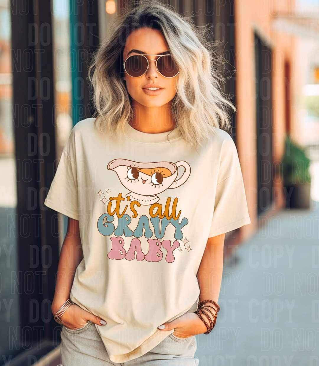 Its all gravy baby with gravy boat 15419 DTF Transfer
