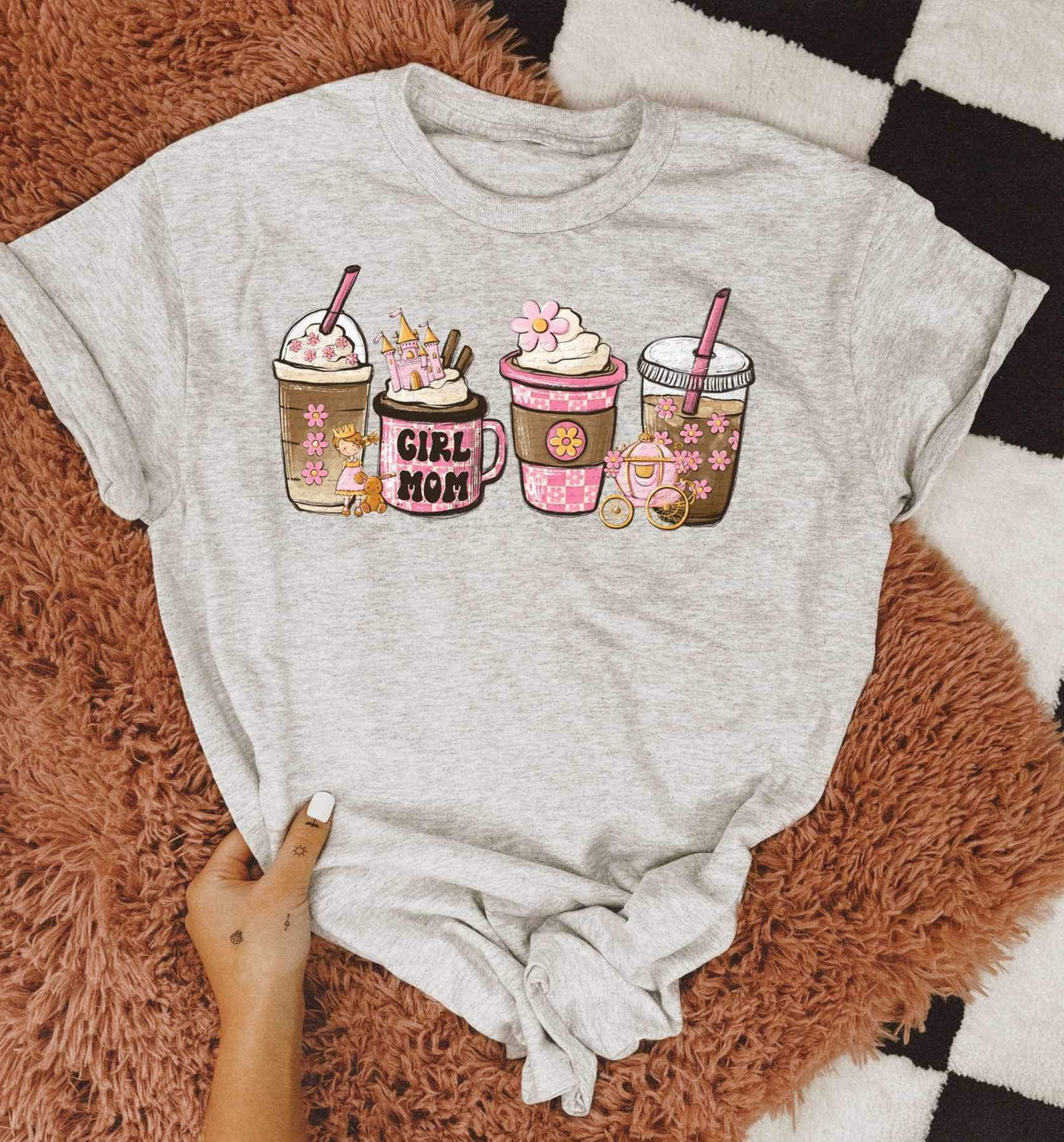 Girl mom lattes 25423 DTF transfer