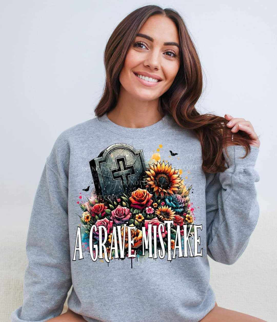 A grave mistake (LYTTLE) 67823 DTF transfer