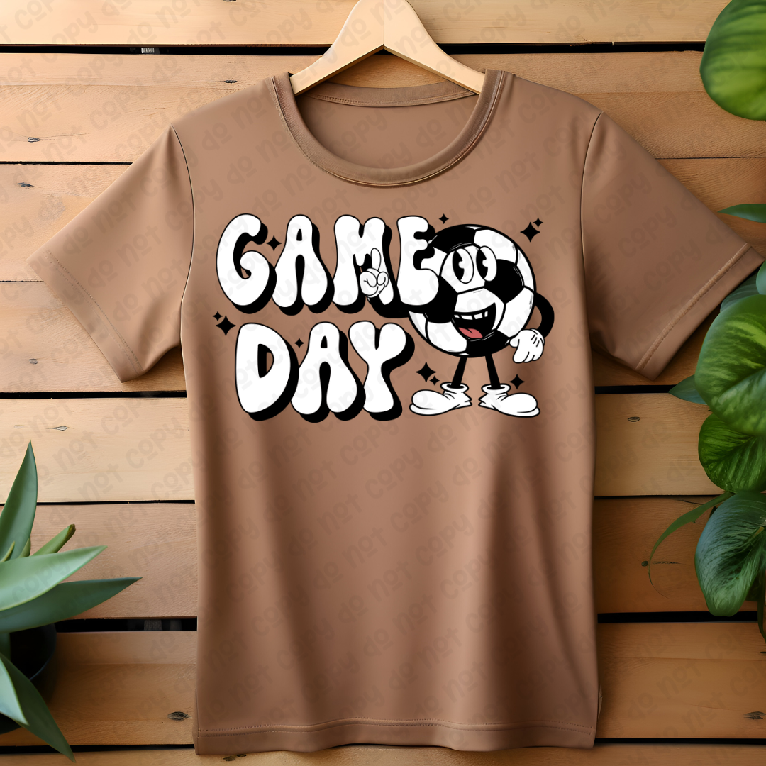 Game day soccer character 35482 DTF transfer