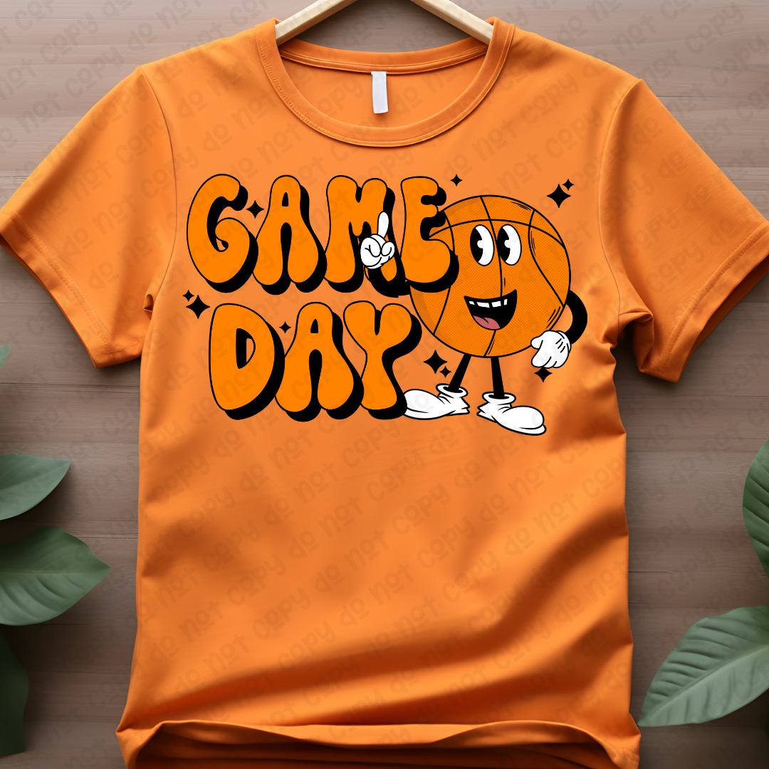 Game day basketball character 35483 DTF transfer