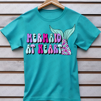 Mermaid at heart 35462 DTF transfer