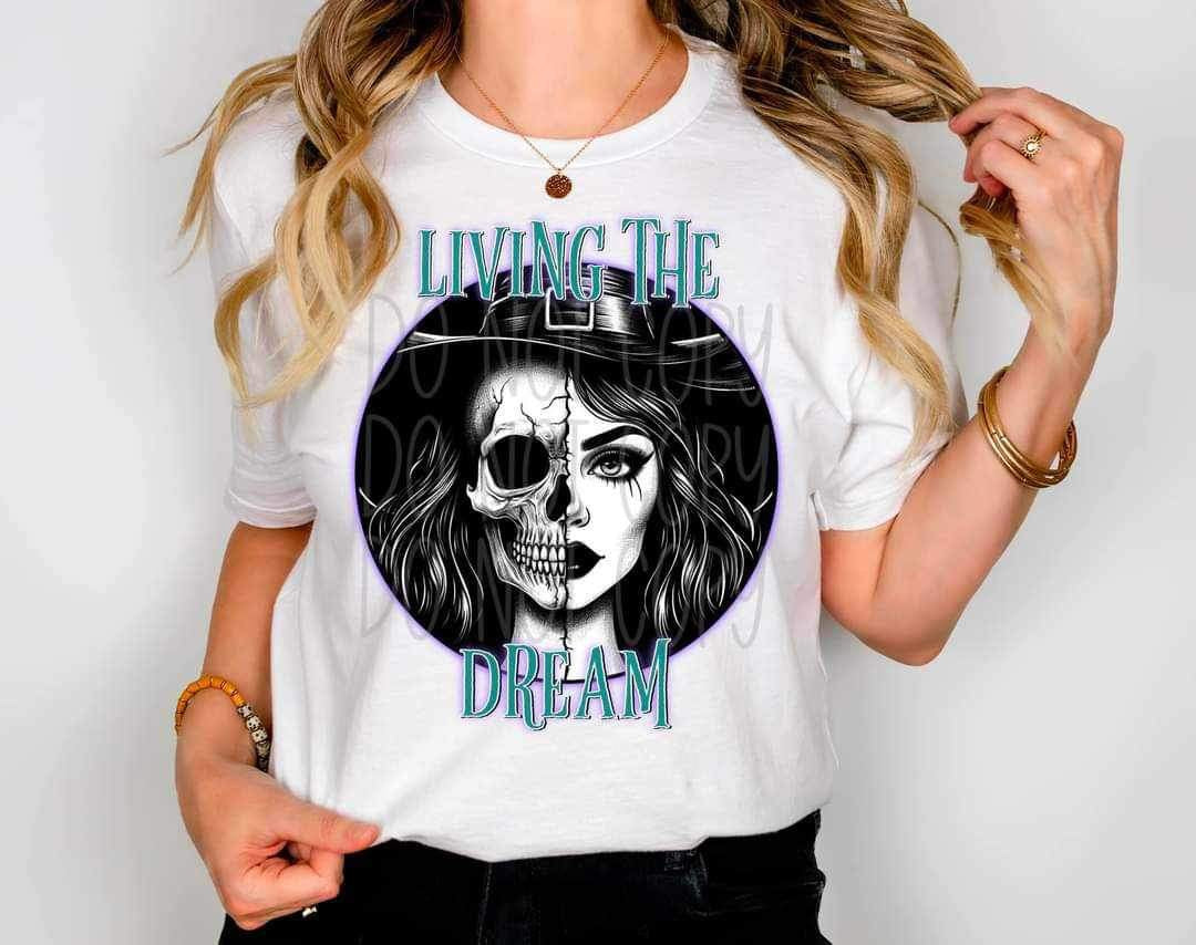 Living the dream (FDCD) 25464 DTF transfer
