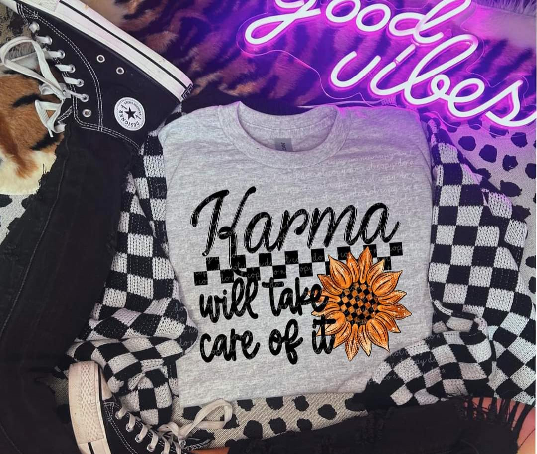 Karma will take care of it 35452 DTF transfer