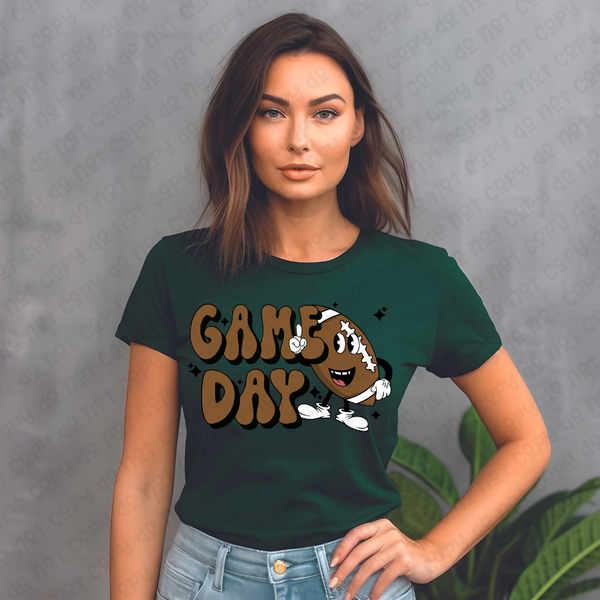 Game day football character 35479 DTF transfer