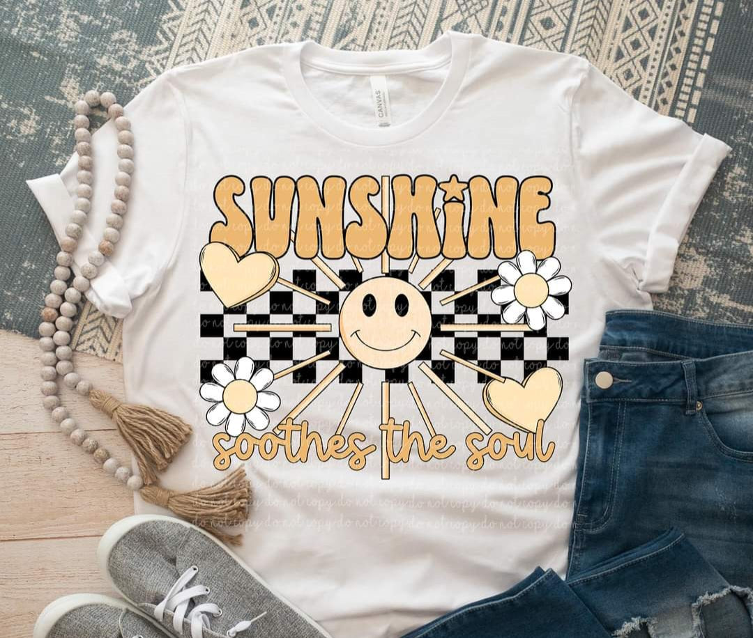 Sunshine soothes the soul 35433 DTF transfero