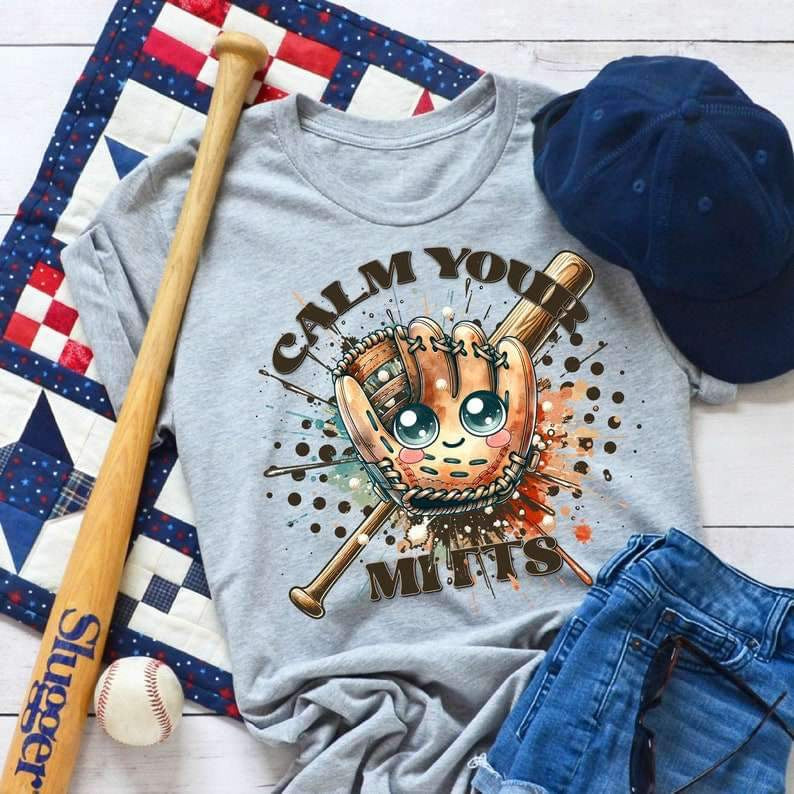 Calm your mitts 25480 DTF transfer