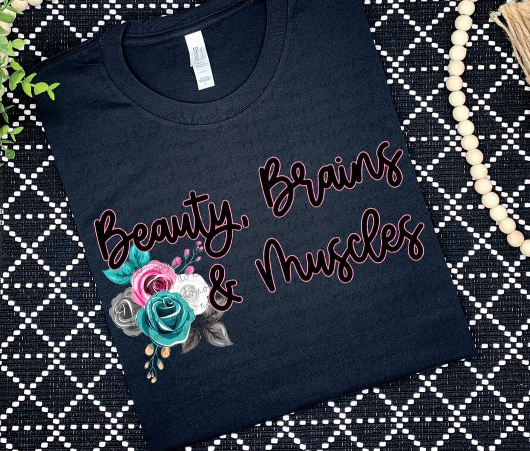 Brains beauty & muscles 35438 DTF transfer