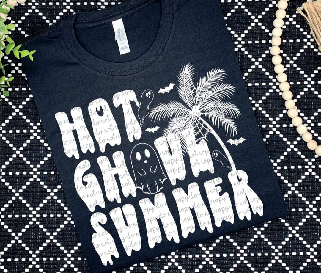 Hot ghoul summer white 35430 DTF transfer