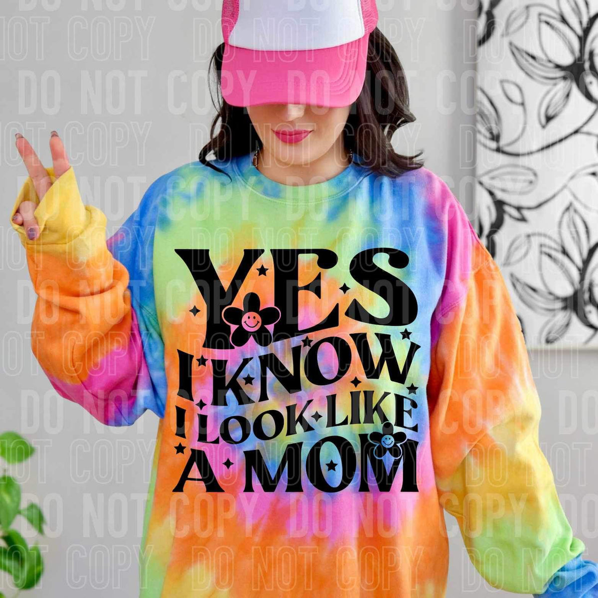 Yes i know i look like a mom BLACK 25513 DTF transfer