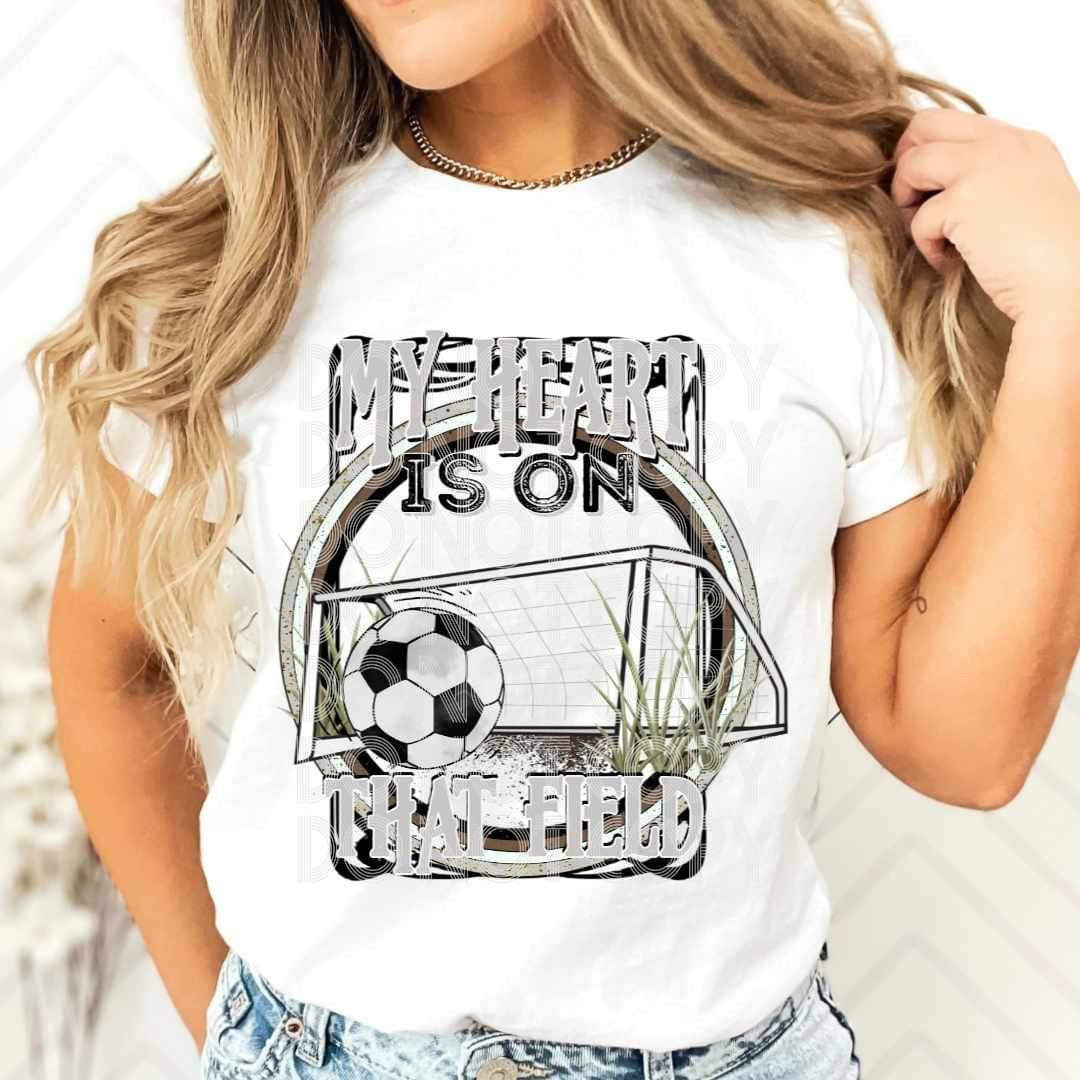 My heart is on that field soccer (SSD) 25566 DTF transfer