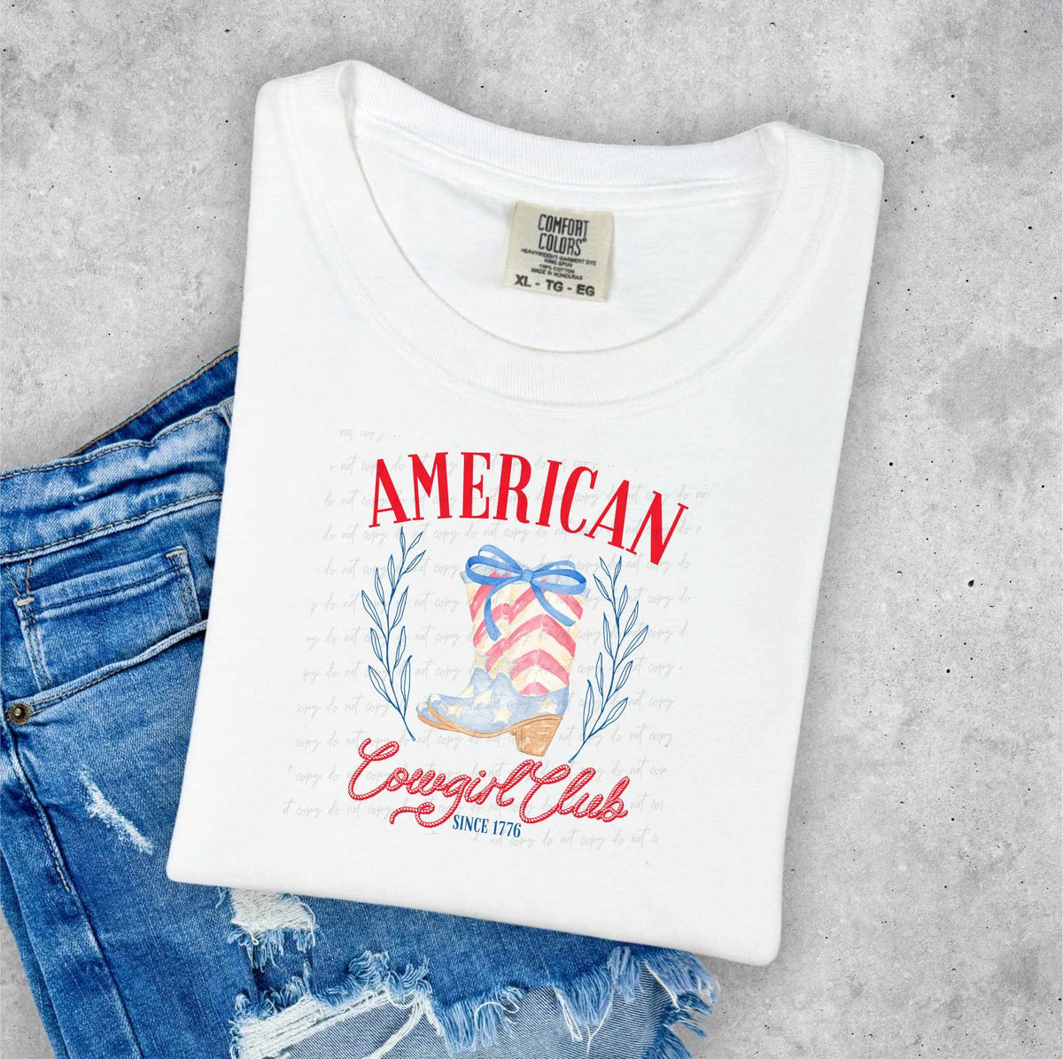 American cowgirl club 35561 DTF transfer