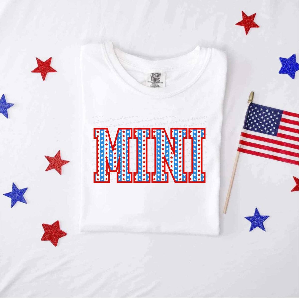 Mini patriotic stars and stripes 35553 DTF transfer