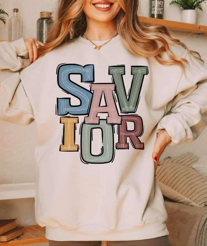 Savior pastel font 15611 DTF Transfer
