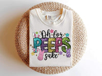 Oh for peeps sake colorful sequin (WSB) 25609 DTF transfer