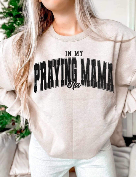 In my praying mama era BLACK (WSB) 25606 DTF transfer