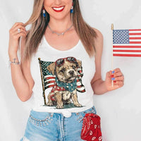 patriotic puppy 25630 DTF transfer