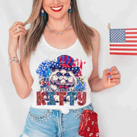 All american kitty 25623 DTF transfer