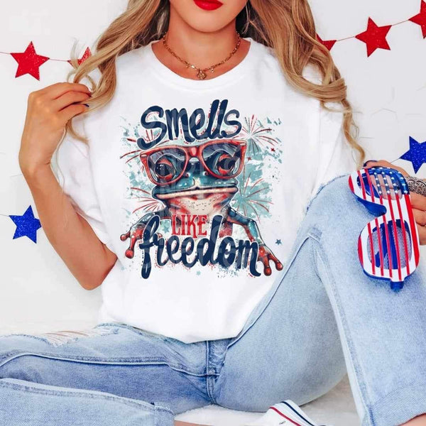 Smells like freedom frog 25616 DTF transfer