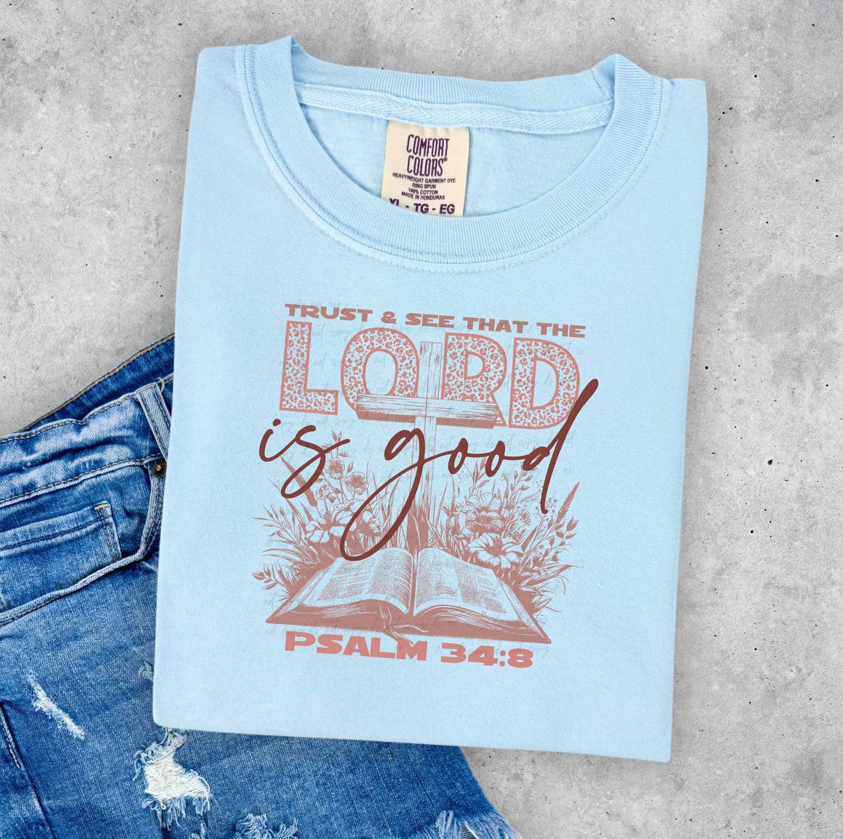 Trust & see that the lord is good 35627 DTF transfer