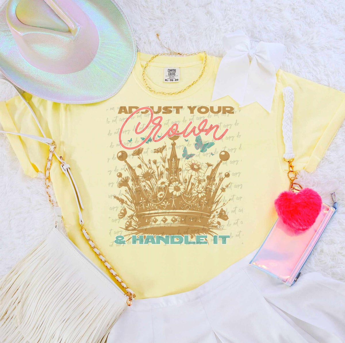 Adjust your crown & handle it 35644 DTF transfer
