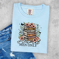 Fictional men only books 35635 DTF transfer