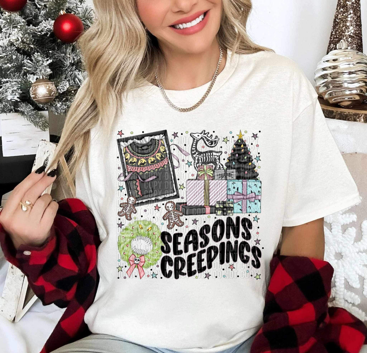 Season creepings with items 15693 DTF Transfers