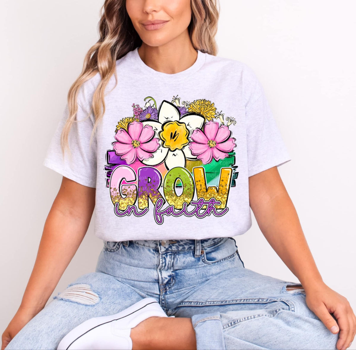 Grow in faith 95929 DTF transfer