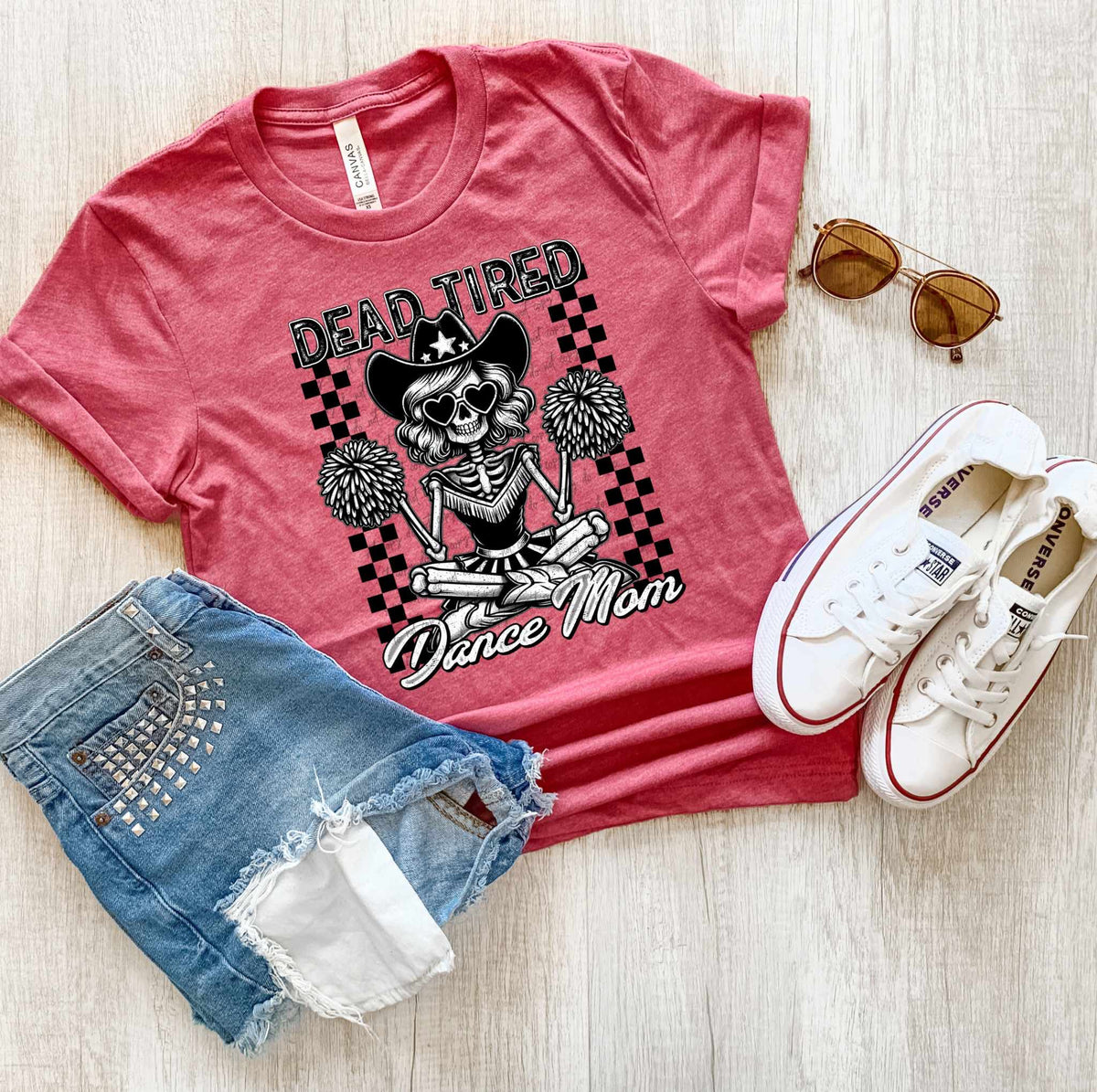 Dead tired dance mom 35595 DTF transfer