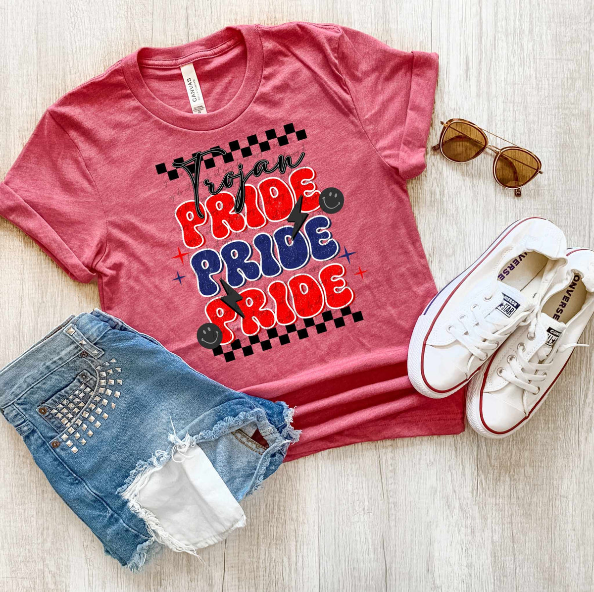 Trojan pride stacked 35594 DTF transfer