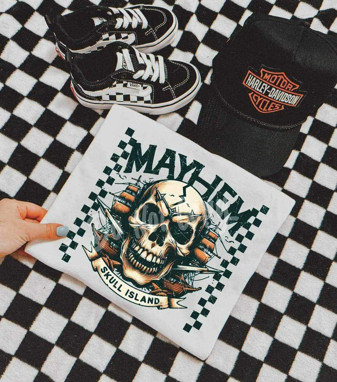 Mayhem skull island (RTD) 25670 DTF transfer
