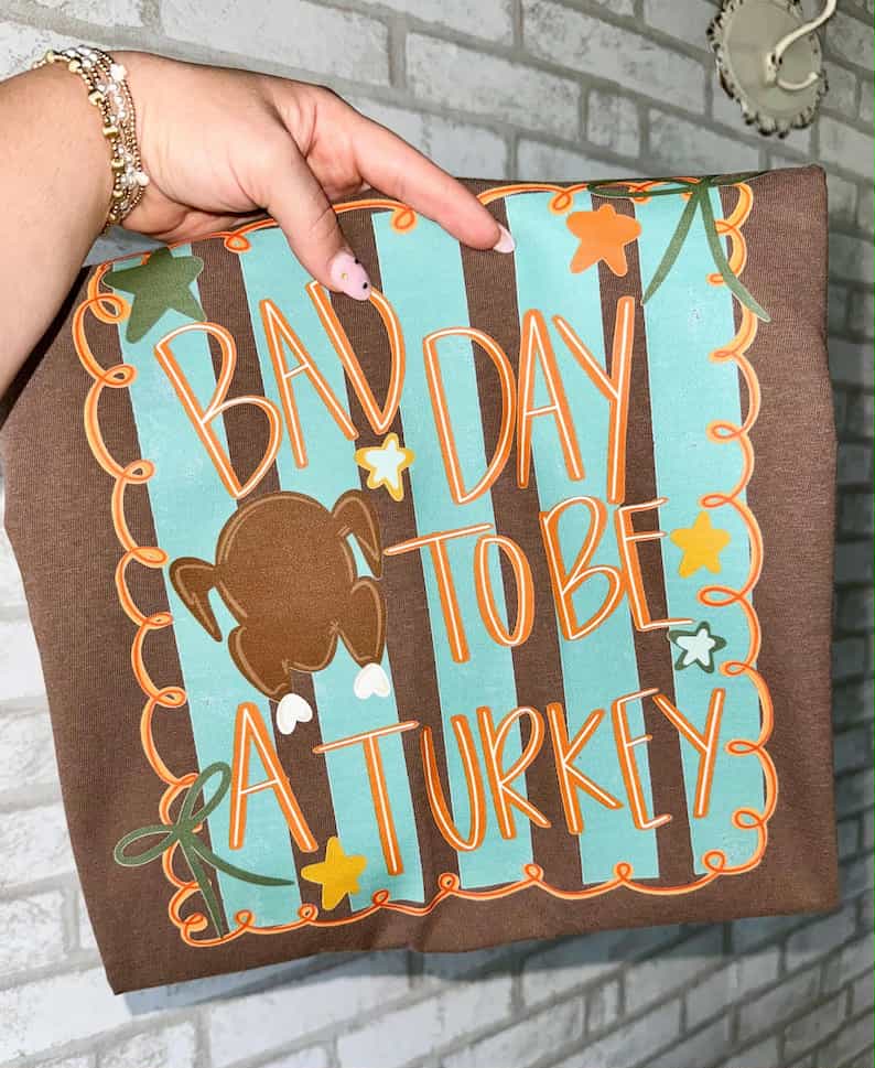 Bad day to be a turkey DTF transfer