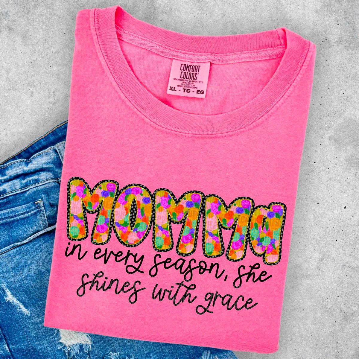 Momma in every season, she shines with grace 25702 DTF transfer