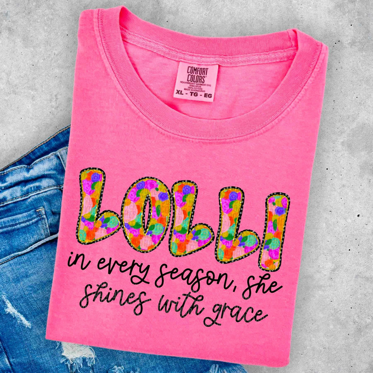 Lolli in every season, she shines with grace 25697 DTF transfer