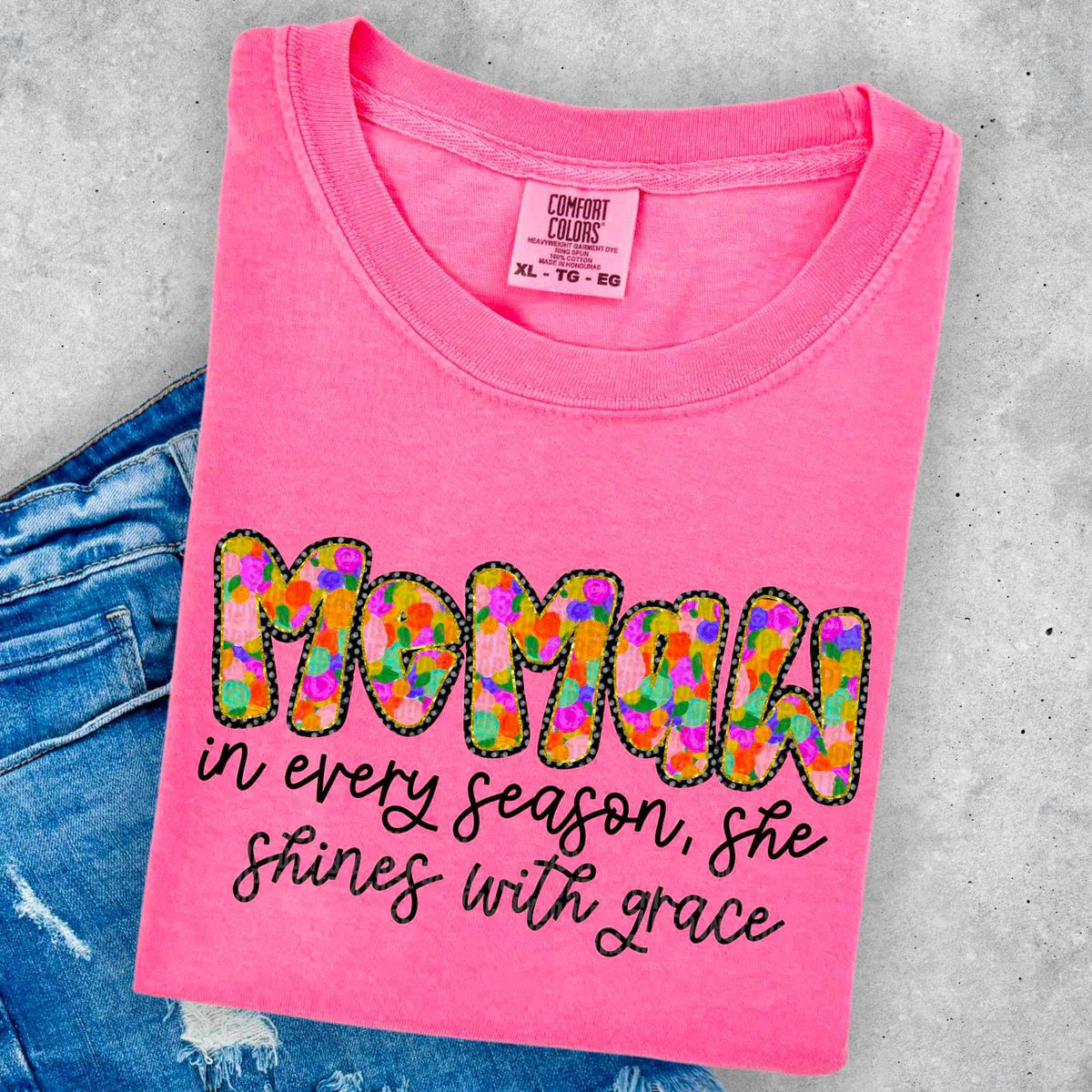 Memaw in every season, she shines with grace 25690 DTF transfer