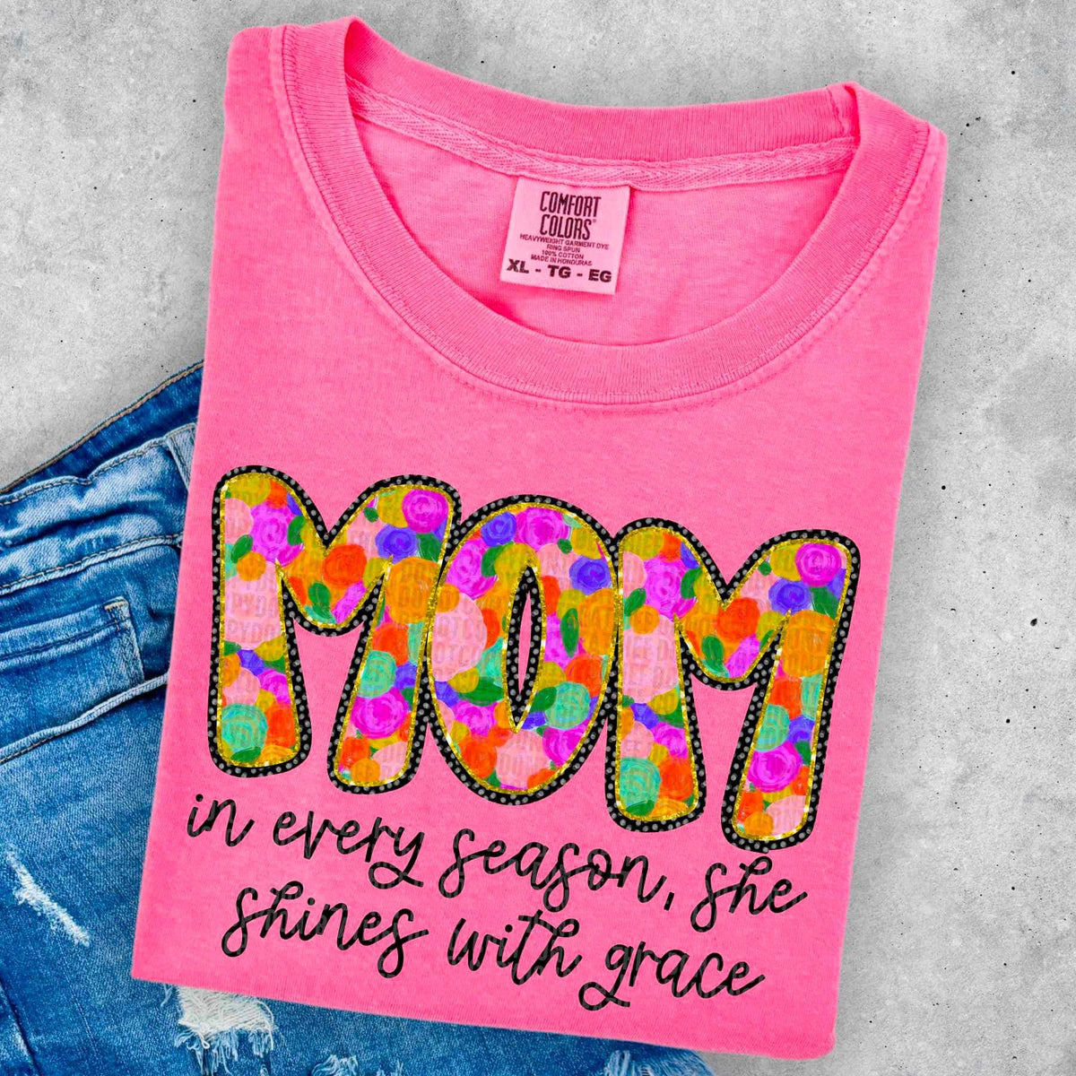 Mom in every season, she shines with grace 25685 DTF transfer