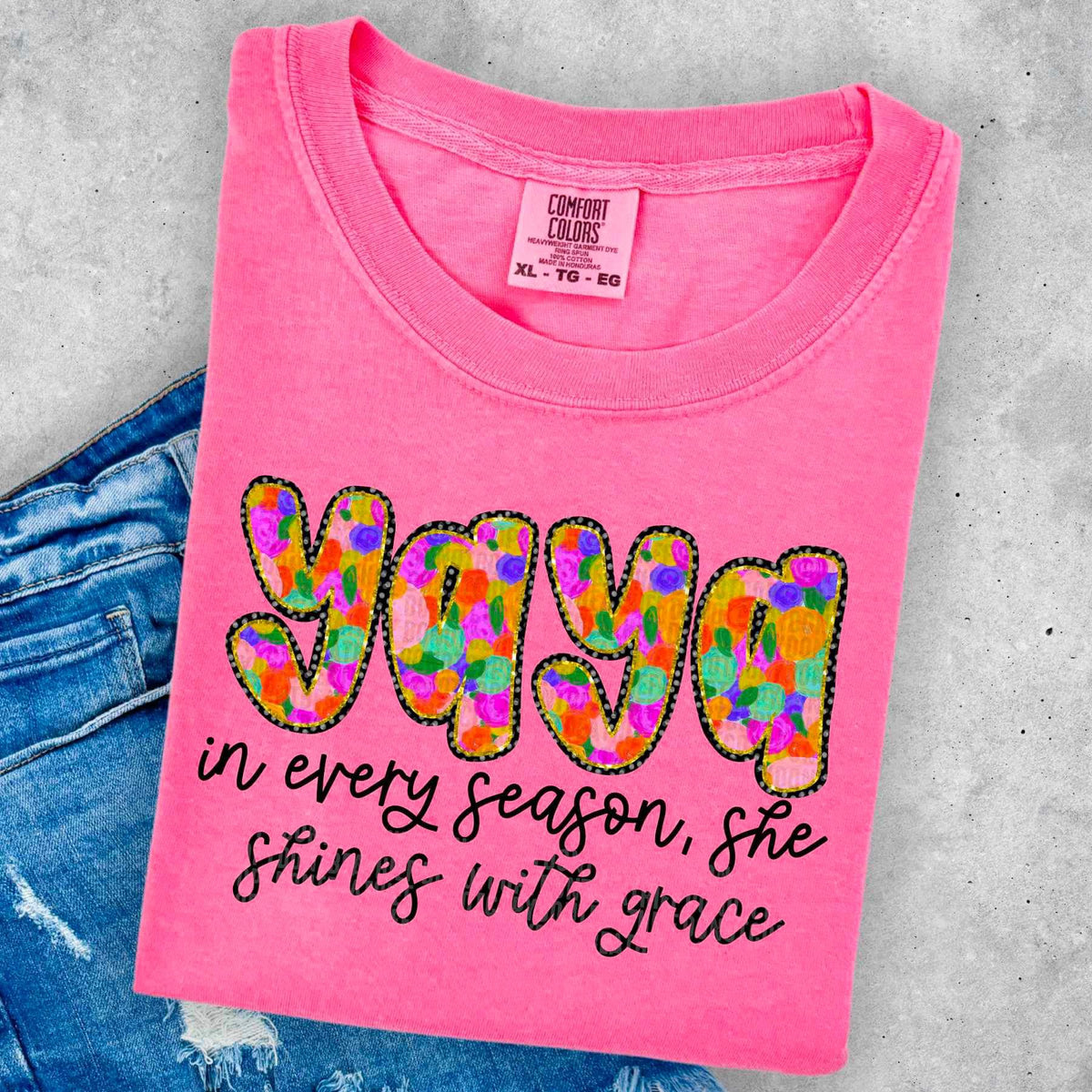 Yaya in every season, she shines with grace 25682 DTF transfer