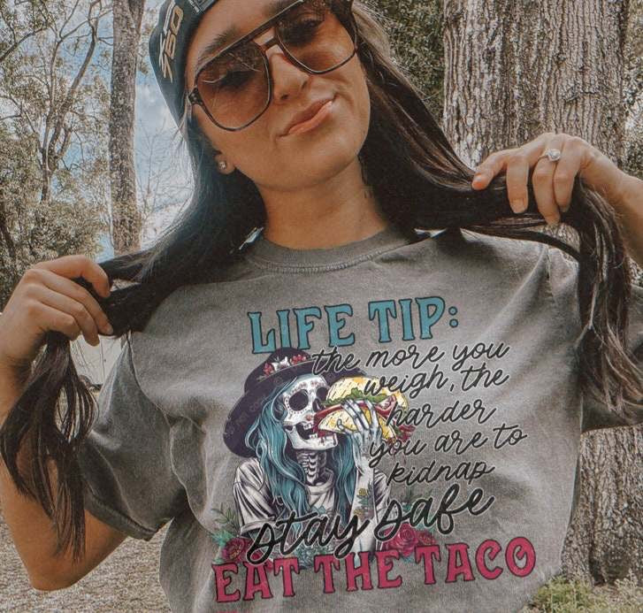 Life tip: eat the taco 35684 DTF transfer
