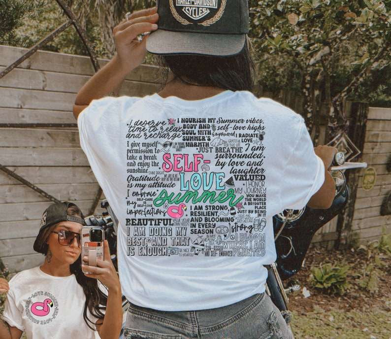 Self love summer subway BACK 35678 DTF transfer