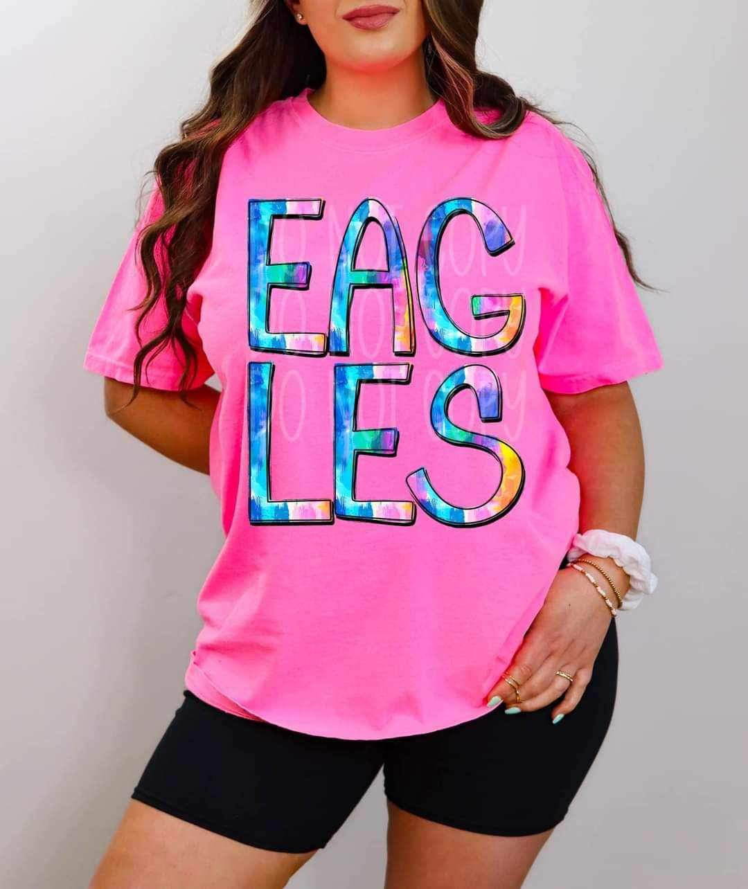 Eagles tie dye 25743 DTF transfer